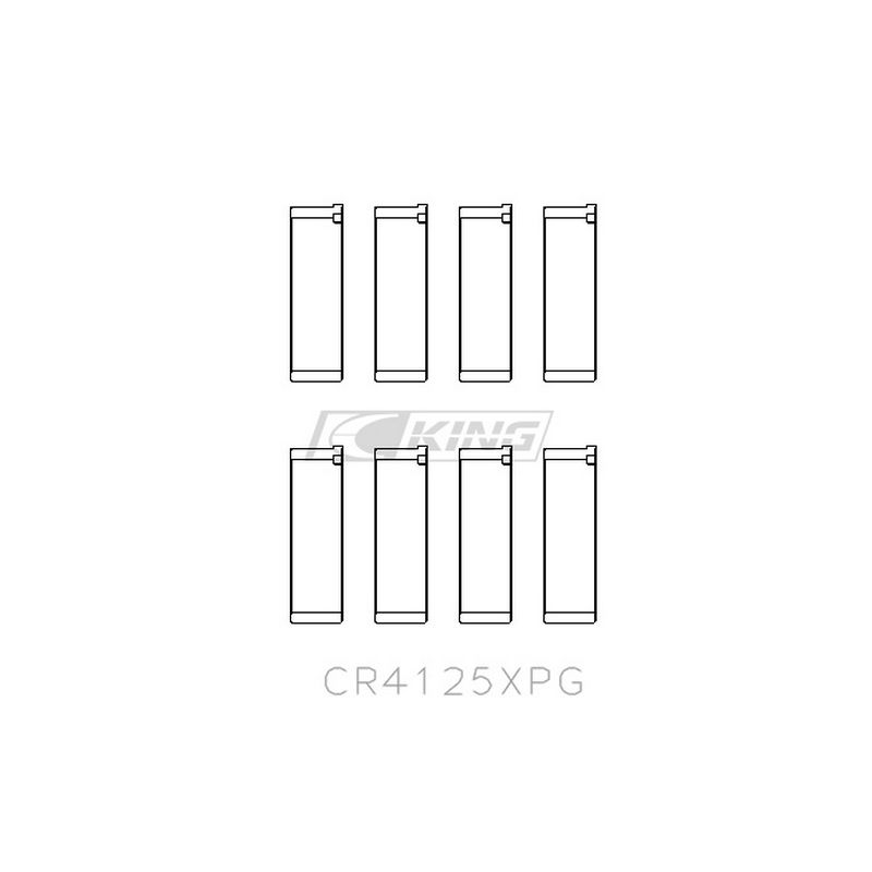 King Racing Connecting Rod Bearing Set – Subaru EJ20 / EJ22 / EJ25 (Incl. Turbo) - Chicane Australia