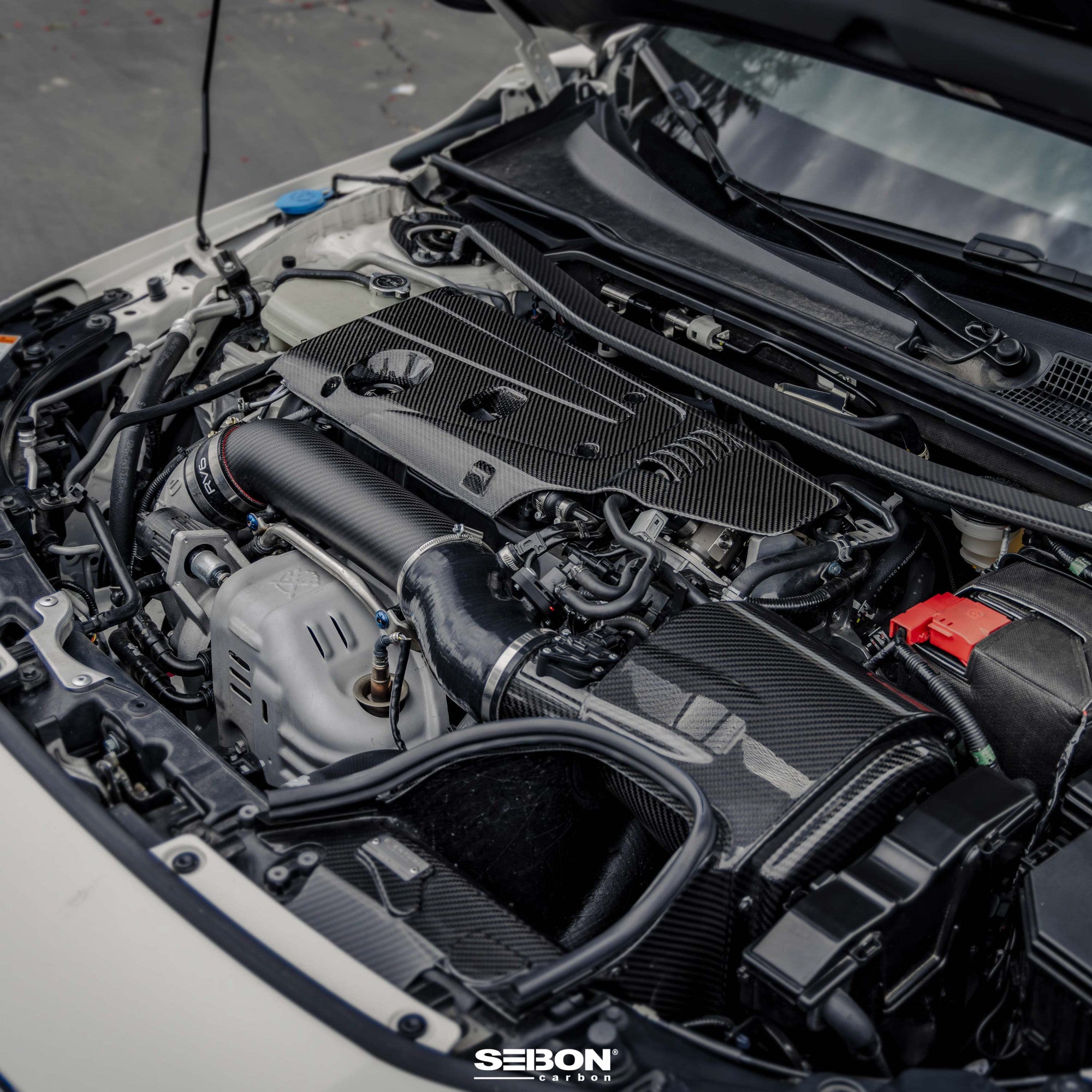 Seibon Carbon Fibre Engine Cover – Honda Civic Type R (FK8/FL5) 2017+
