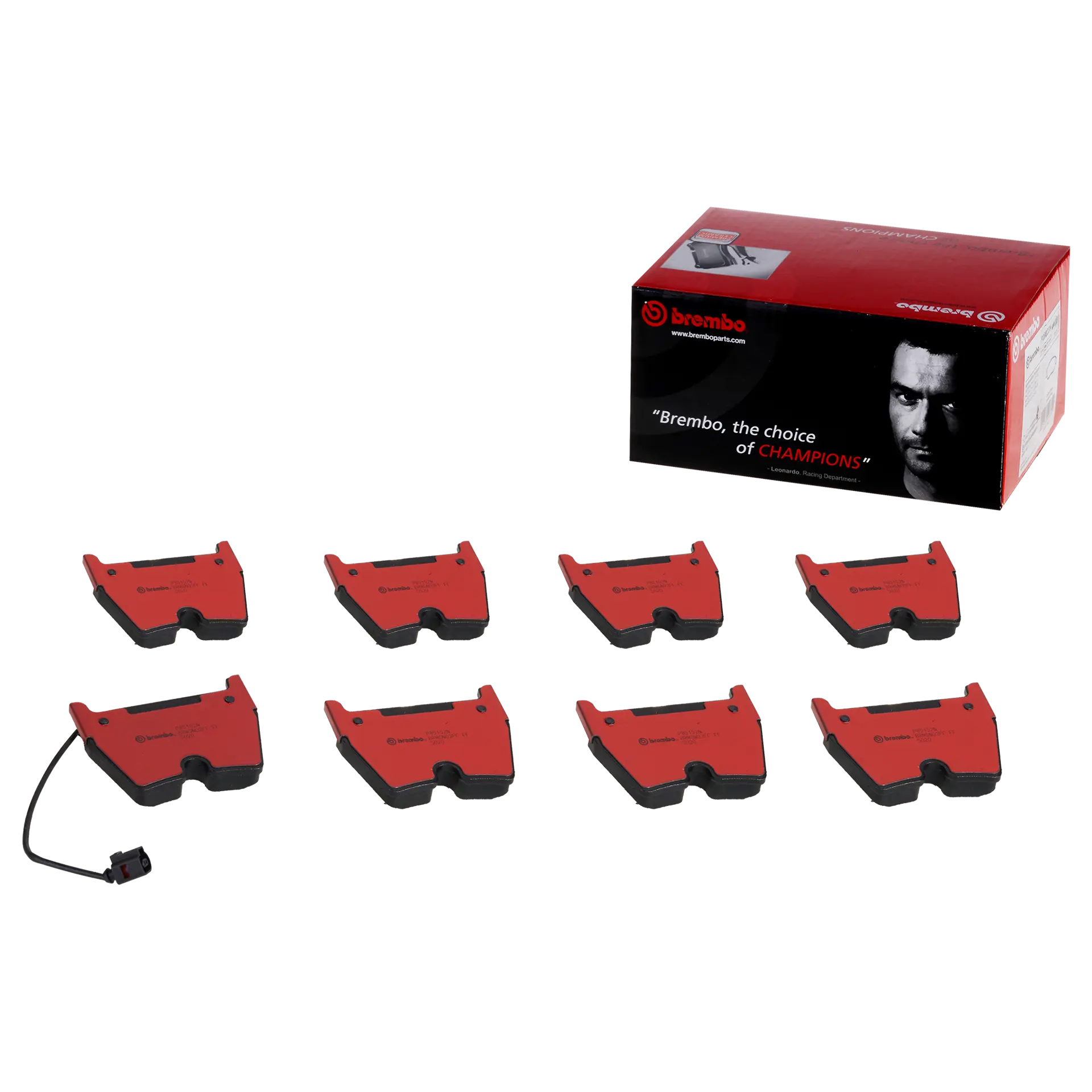 Brembo Front Brake Pads – NAO Ceramic for Audi RS3 (8V 2017+) / TT RS (8S 2017+)