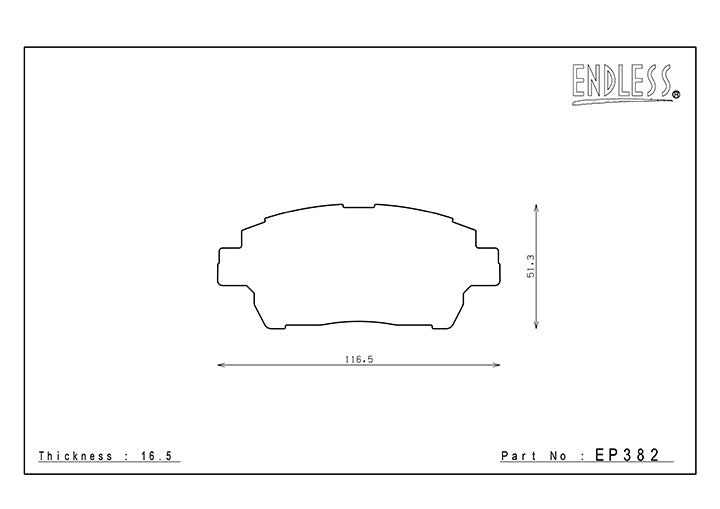 Endless CC40 (ME20) Front Brake Pads – Toyota Celica / Echo / MR2 Spyder / Prius (00–09)