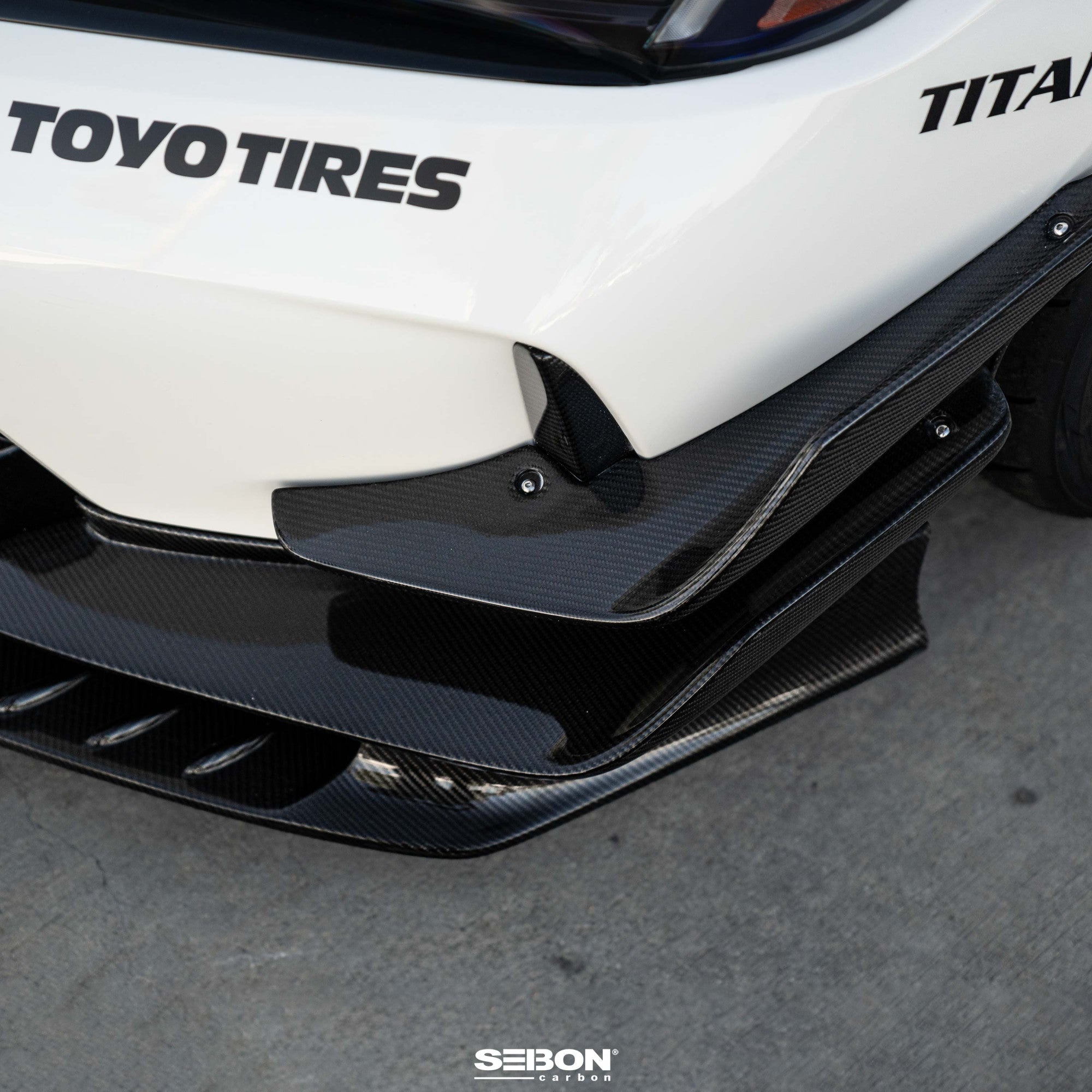 Seibon Carbon Fibre Front Bumper Canards – Honda Civic Type R (FL5) 23+