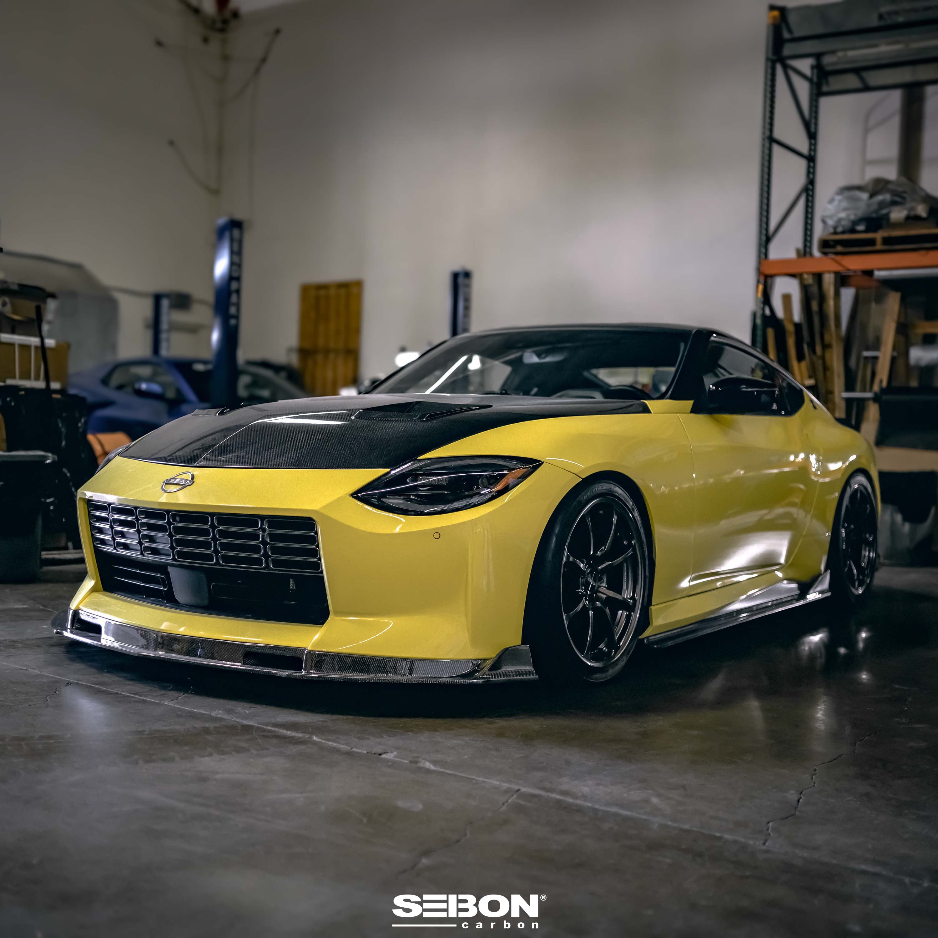 Seibon MB-Style Carbon Fibre Front Lip – Nissan Z 23+