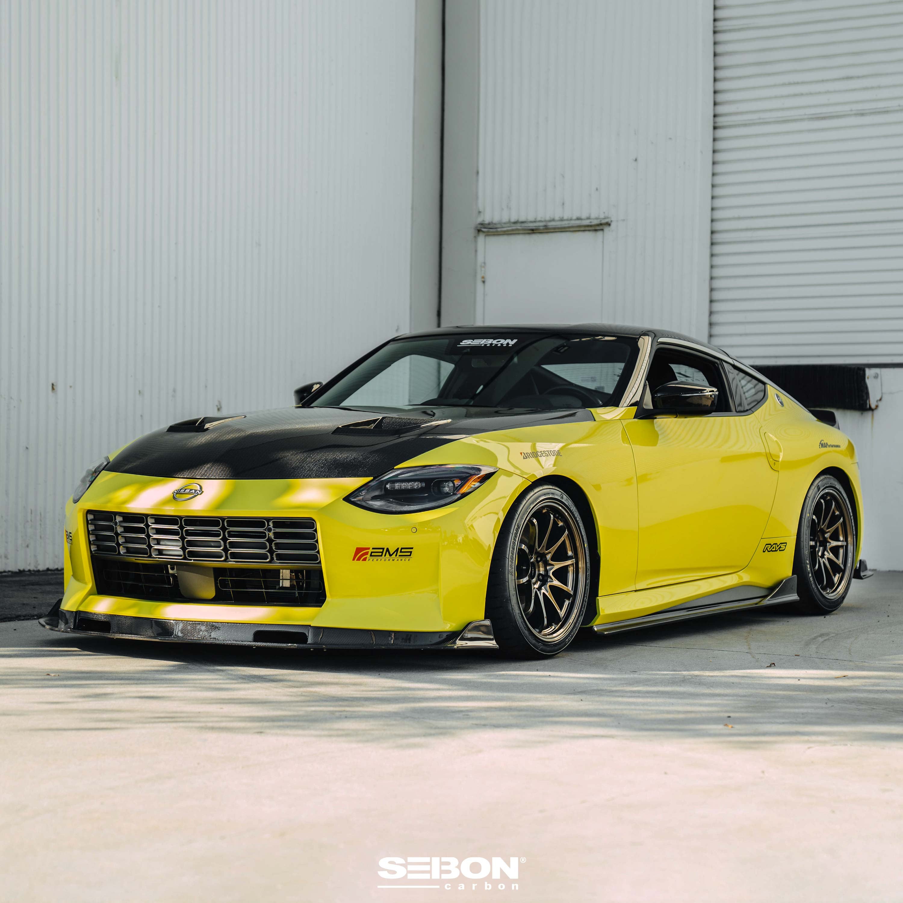 Seibon MB-Style Carbon Fibre Front Lip – Nissan Z 23+