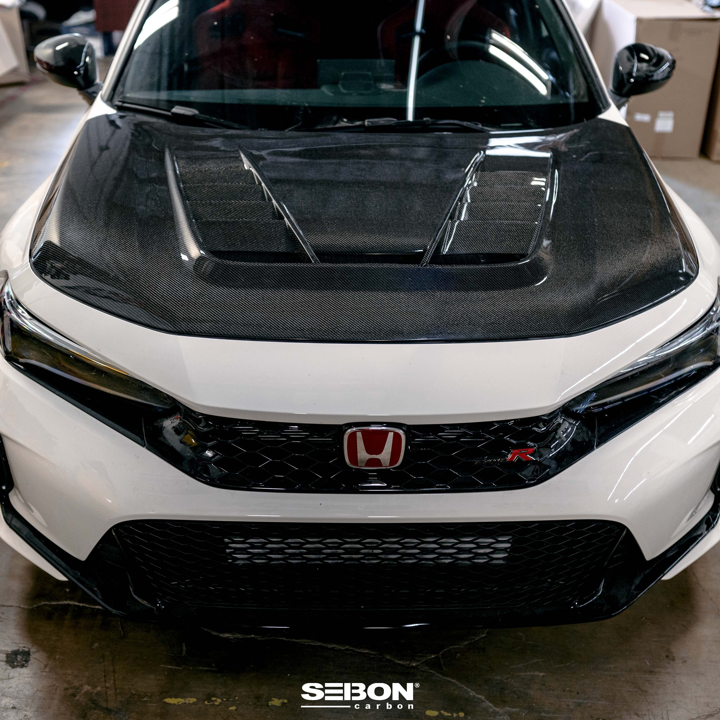 Seibon TV-Style Double Sided Carbon Fibre Bonnet – Honda Civic Type R (FL5) 23+