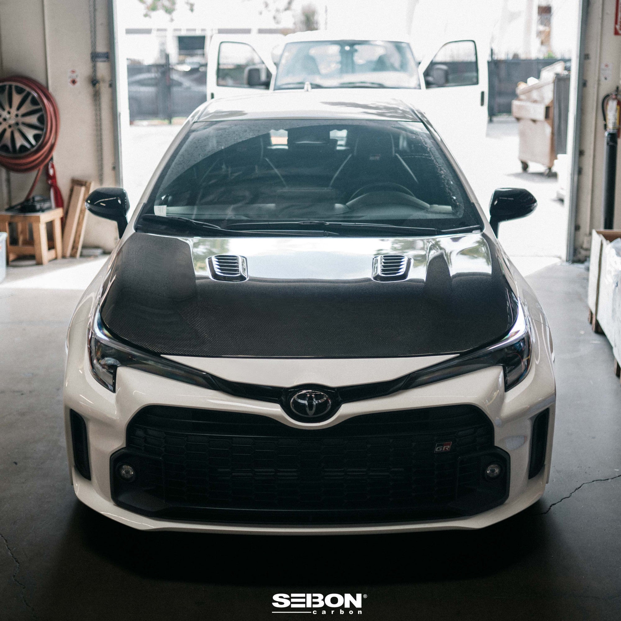 Seibon OEM-Style Double-Sided Carbon Fibre Bonnet – Toyota GR Corolla 23+