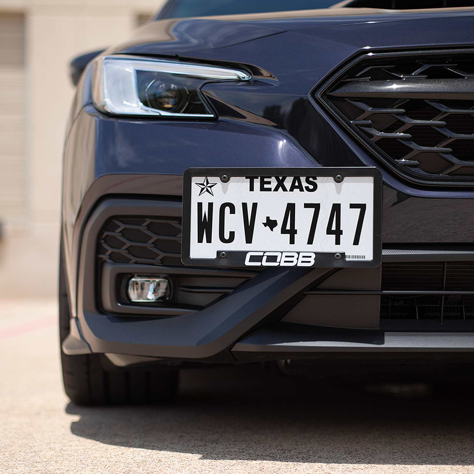 COBB Redline Carbon License Plate Relocation Mount – 2012+ BRZ / 86 / GR86, 2015+ WRX & STI - Chicane Australia