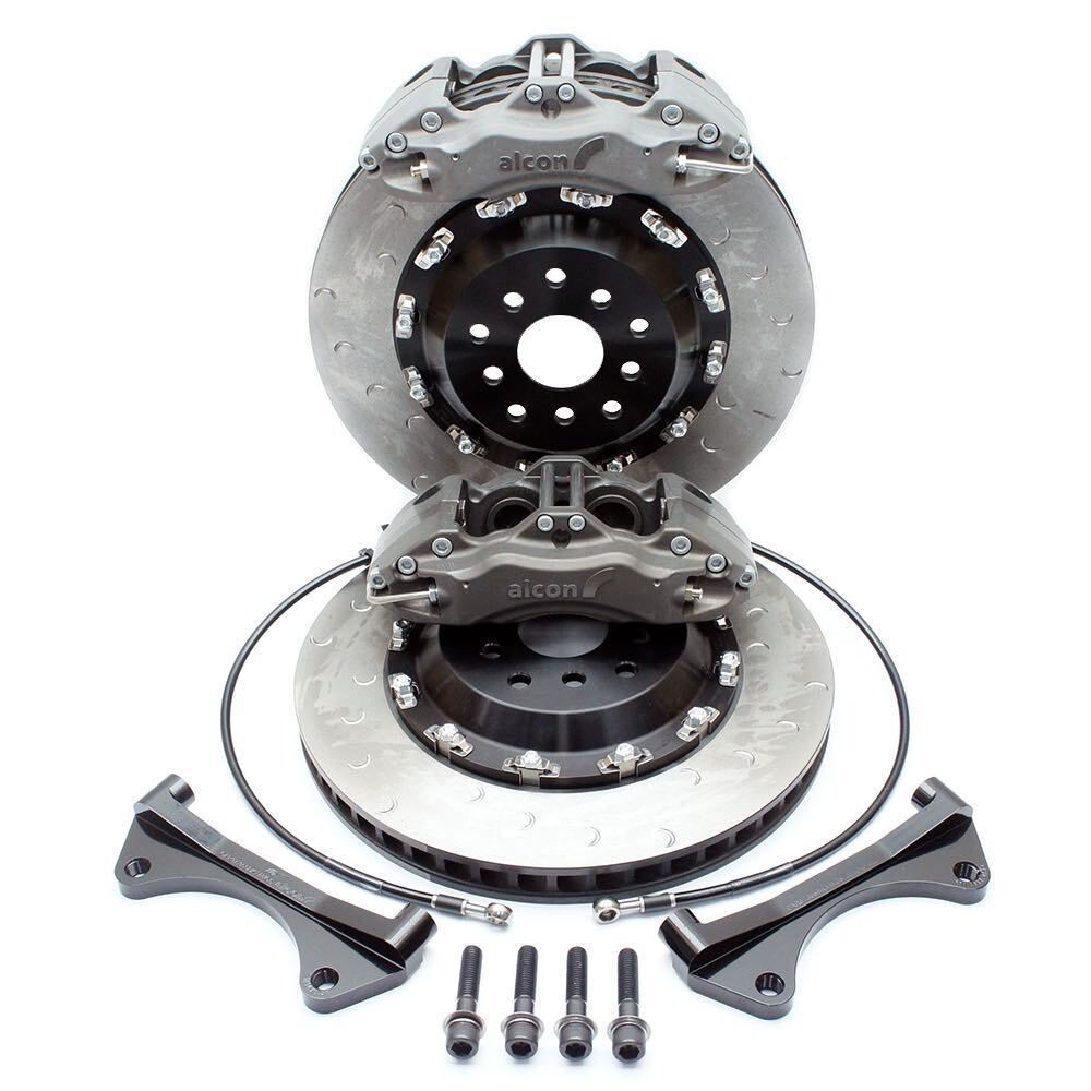 Alcon 4-Piston Big Brake Kit – Front for Honda Civic 92–00 (EG/EK, 4x100) & Integra 94–01 (DC2, 4x100) - Chicane Australia