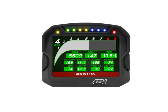 AEM CD-5LG Carbon Logging Display with Internal GPS - Chicane Australia