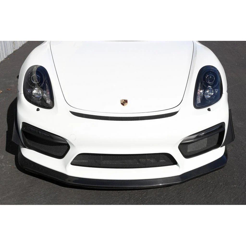 APR Performance Carbon Fiber Front Bumper Canards – Porsche 981 Cayman GT4 - Chicane Australia