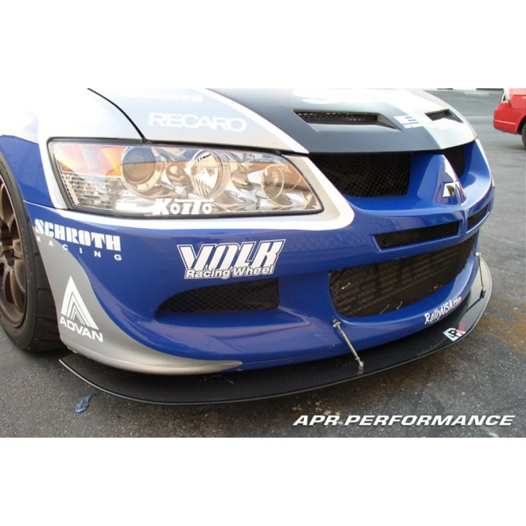 APR Performance Carbon Fiber Front Wind Splitter – Mitsubishi Evolution 8 (2003–2005) - Chicane Australia