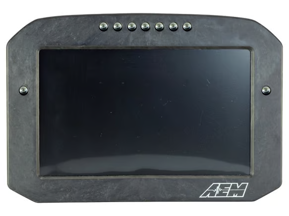AEM CD-7F Carbon Flat Panel Display – Non-Logging / Non-GPS - Chicane Australia