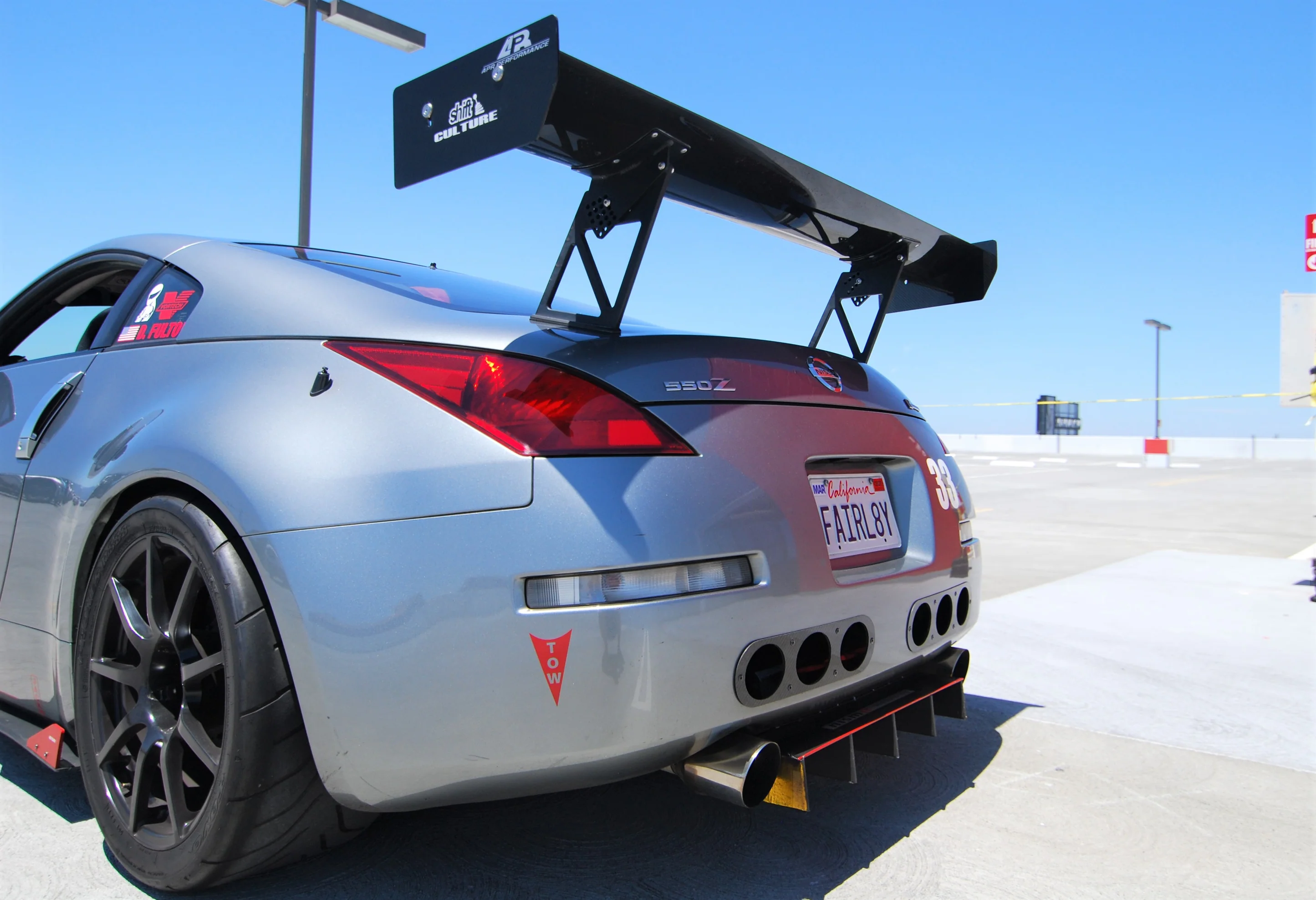 APR Performance GT-250 Carbon Fiber Adjustable Wing – Nissan 350Z (2002–2008) - Chicane Australia