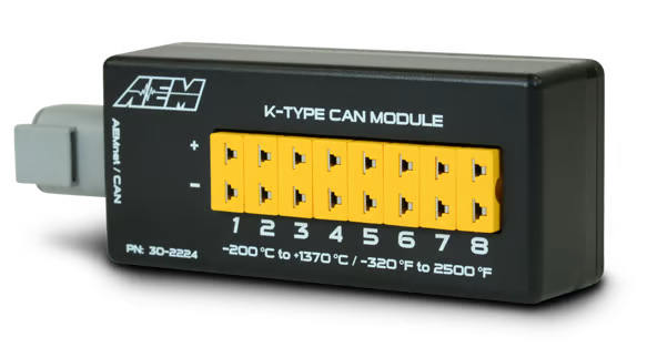 AEM 8 Channel CAN EGT Module – K-Type Sensors - Chicane Australia