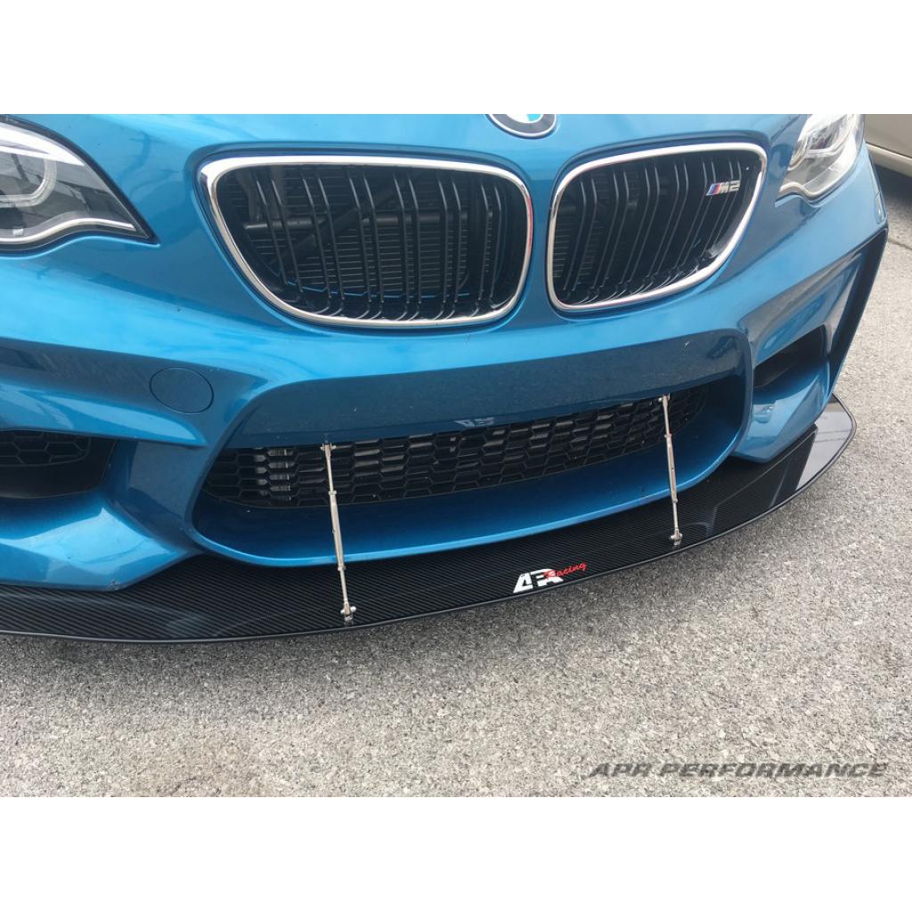 APR Carbon Front Wind Splitter (Stock Bumper) – BMW F87 M2 - Chicane Australia