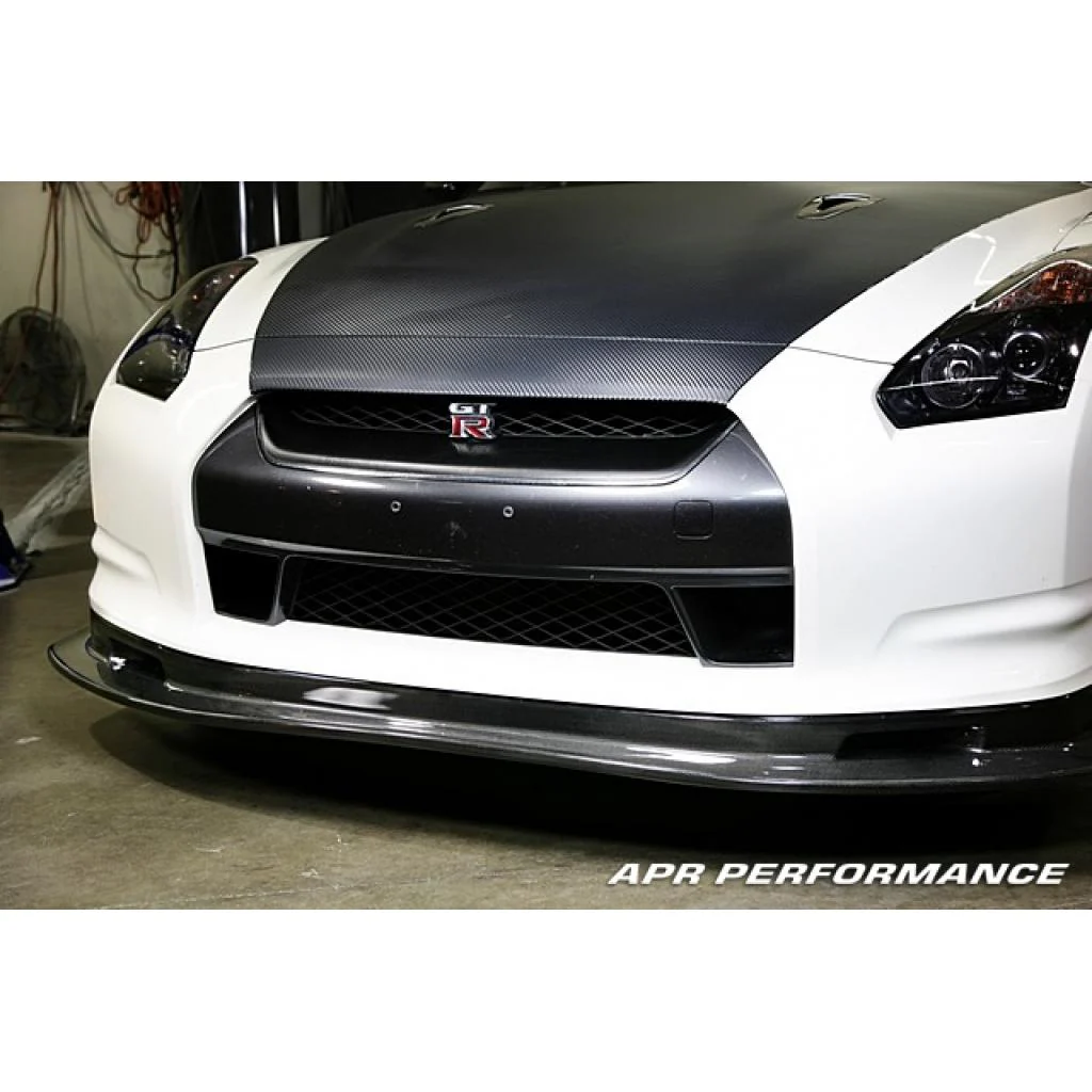 APR Performance Carbon Fiber Front Air Dam / Lip – Nissan GT-R R35 (2008–2011) - Chicane Australia