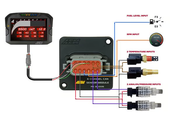 AEM 6 Channel CAN Module - Chicane Australia
