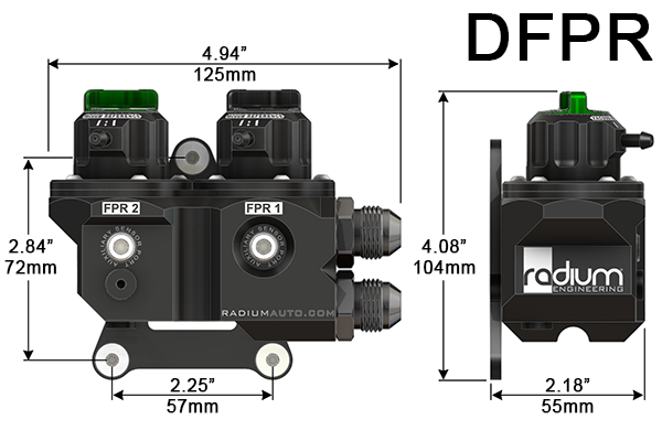 Radium Engineering DFPR (Dual Fuel Pressure Regulator) – Universal - Chicane Australia