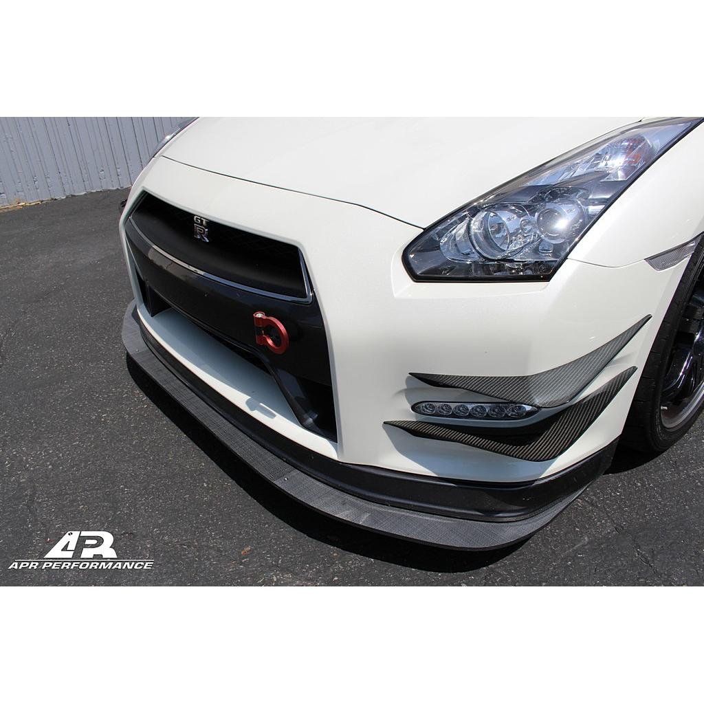 APR Performance Carbon Fiber Front Bumper Canards – Nissan GT-R R35 (2012–2016) - Chicane Australia
