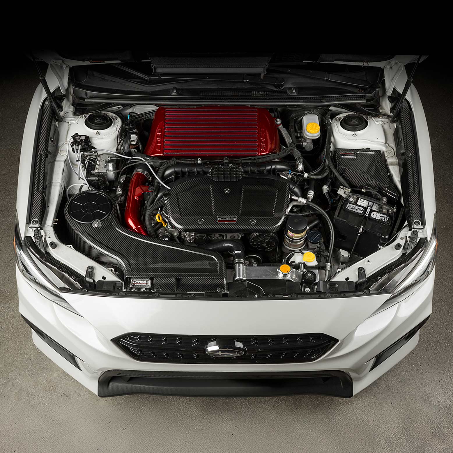 COBB Redline Gloss Carbon Fender Shrouds – Subaru WRX/STI (2015–2021) - Chicane Australia