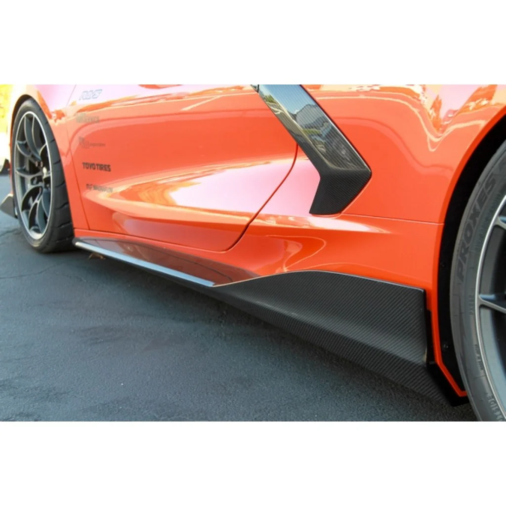 APR Carbon Side Skirts – Chevrolet Corvette C8 - Chicane Australia