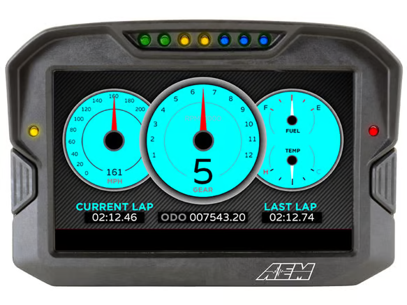 AEM CD-7 Carbon Display – Non-Logging / Non-GPS - Chicane Australia