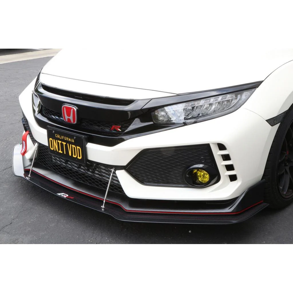 APR Performance Front Wind Splitter (Carbon, w/ OEM Lip) – Honda Civic Type R FK8 (2017–2021) - Chicane Australia