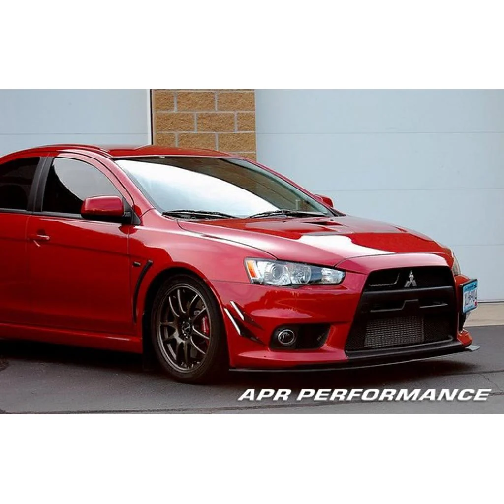 APR Performance Carbon Fiber Front Wind Splitter – Mitsubishi Evolution X (2008–2016) - Chicane Australia