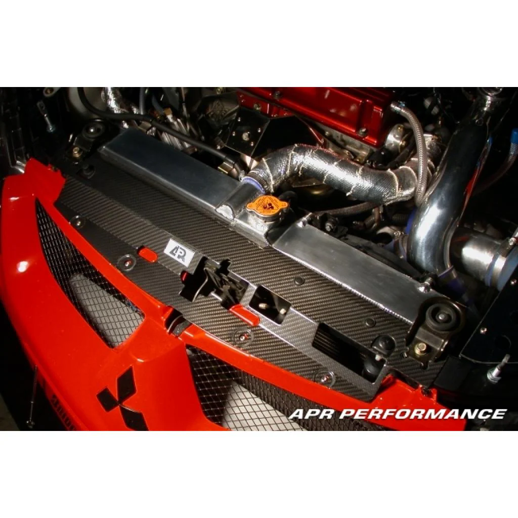 APR Performance Carbon Fiber Radiator Cooling Plate – Mitsubishi Evolution 8 / 9 (2003–2007) - Chicane Australia