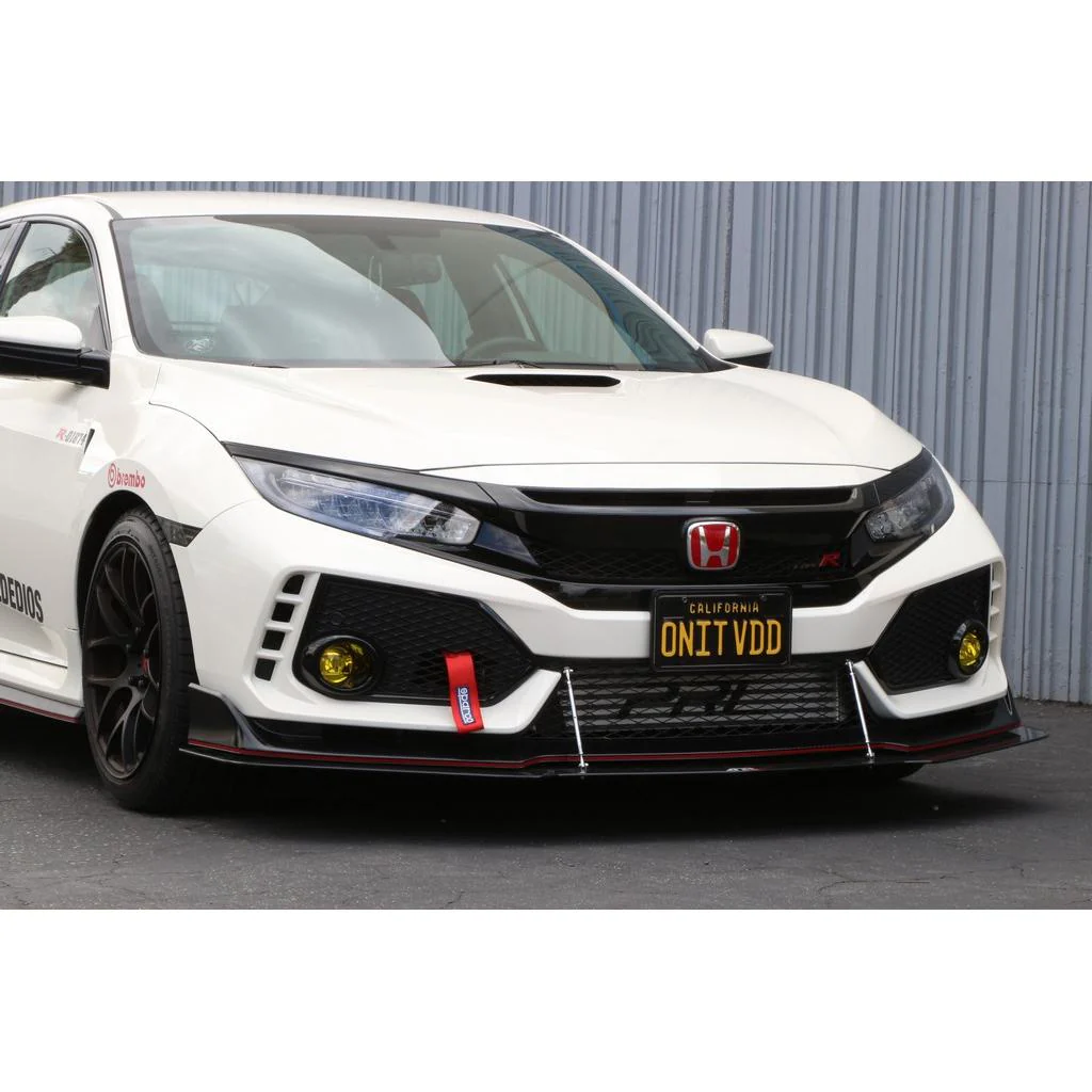 APR Performance Front Wind Splitter (Carbon, w/ OEM Lip) – Honda Civic Type R FK8 (2017–2021) - Chicane Australia