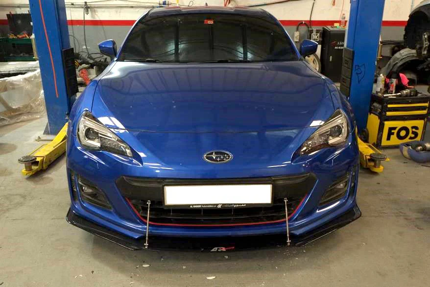 APR Carbon Wind Splitter with Rods – Subaru BRZ 2017-2021 - Chicane Australia