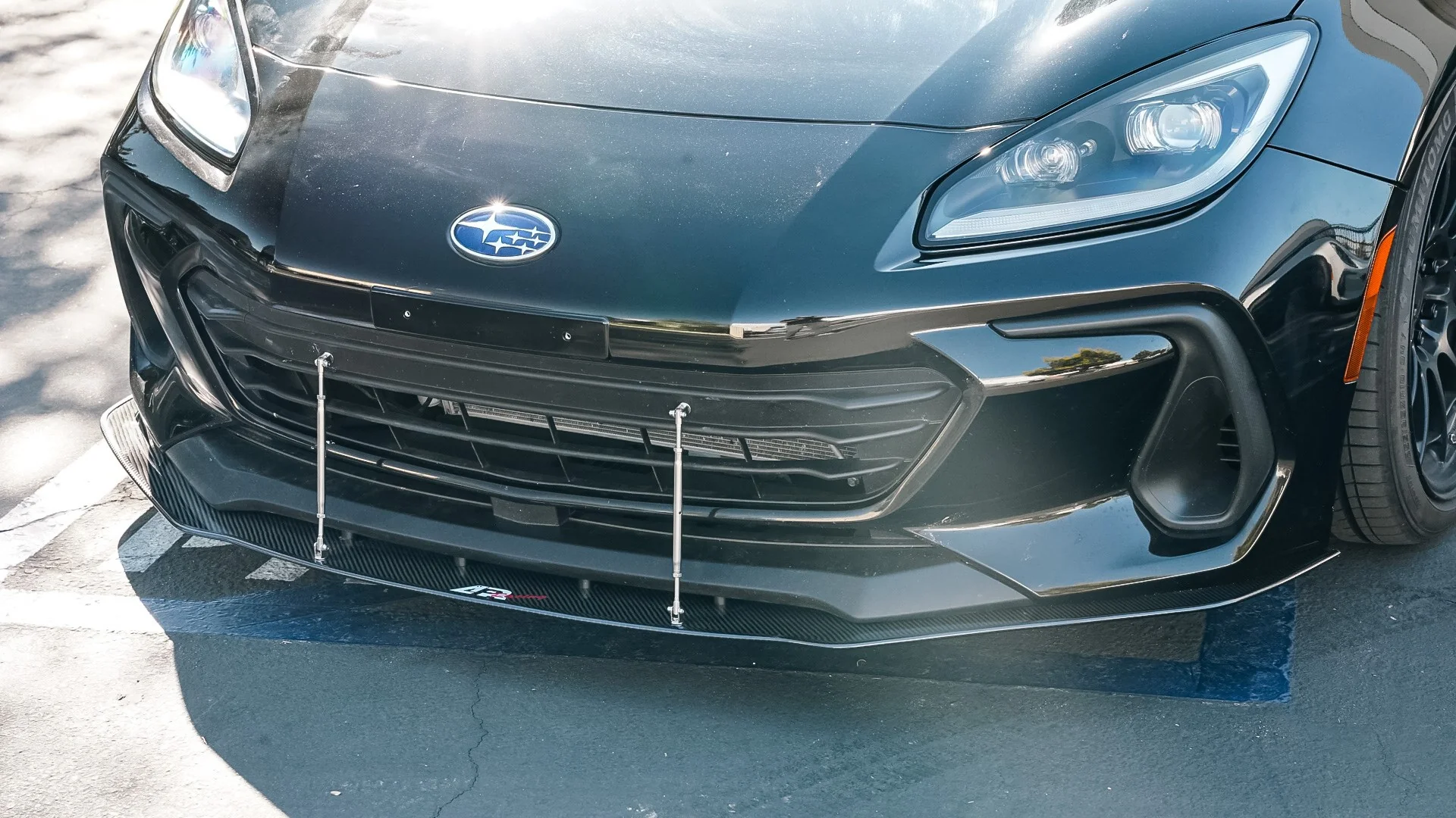 APR Carbon Wind Splitter with Rods – Subaru BRZ 2022+ - Chicane Australia
