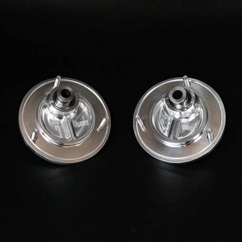 Suspension Secrets Stage 1 Rear Top Mount Camber Plates – Porsche 718 GT4 / GT4 RS