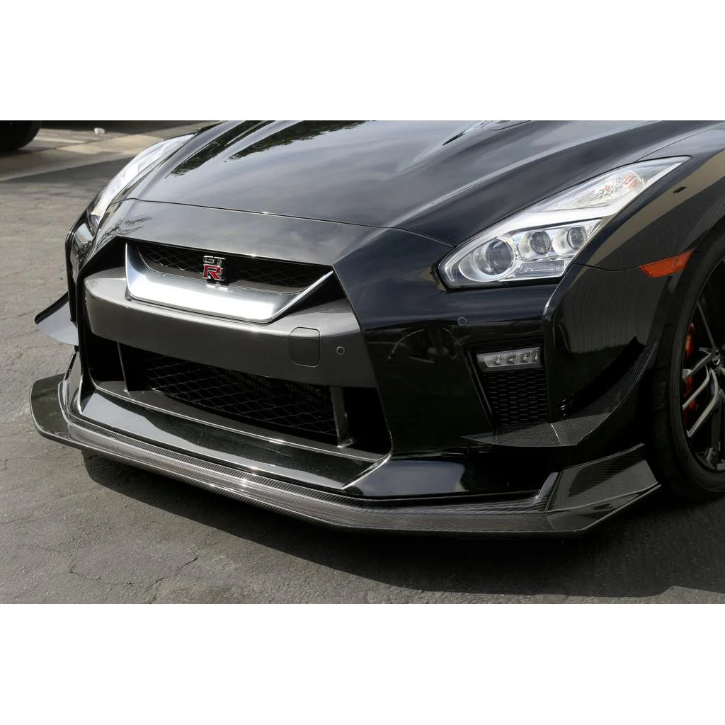 APR Performance Carbon Fiber Front Bumper Canards – Nissan GT-R R35 (2017–2022) - Chicane Australia