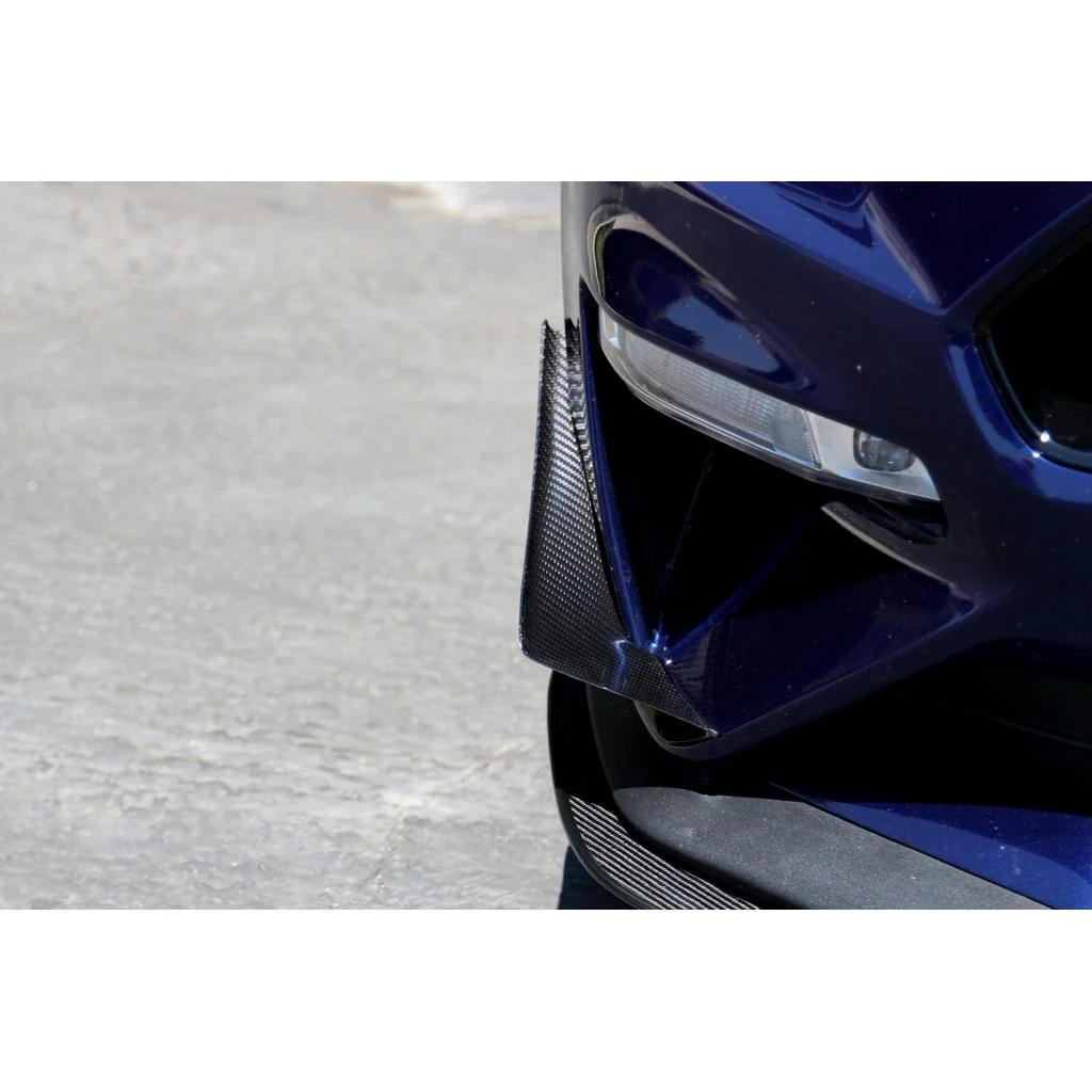 APR Carbon Front Bumper Canards – Ford Mustang S550 (2018–2023) - Chicane Australia