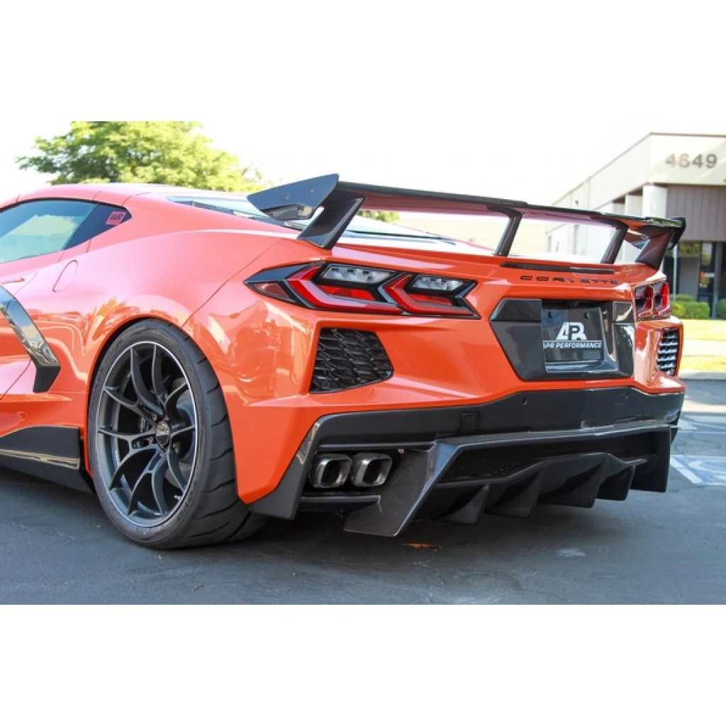 APR Carbon Rear High Wing – Chevrolet Corvette C8 - Chicane Australia
