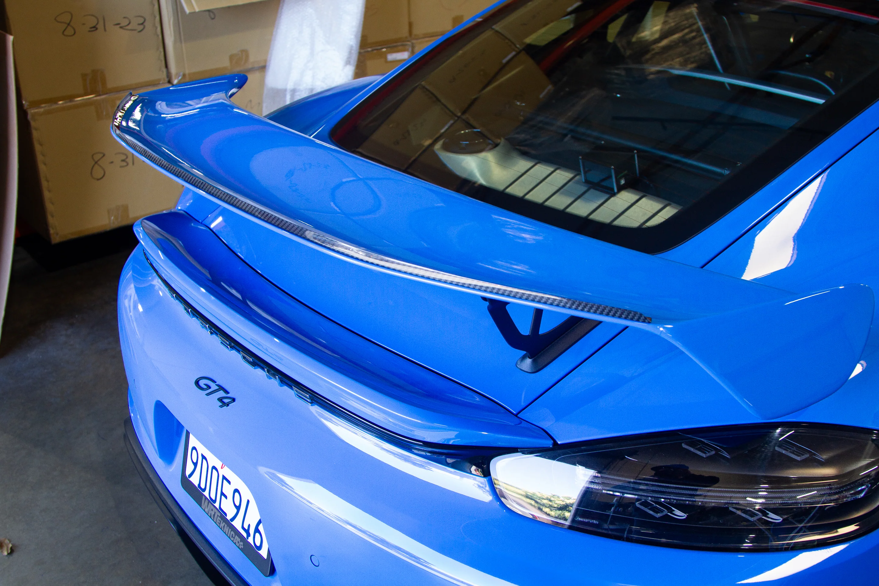 APR Performance Carbon Fiber Gurney Flap – Porsche 718 Cayman GT4 - Chicane Australia