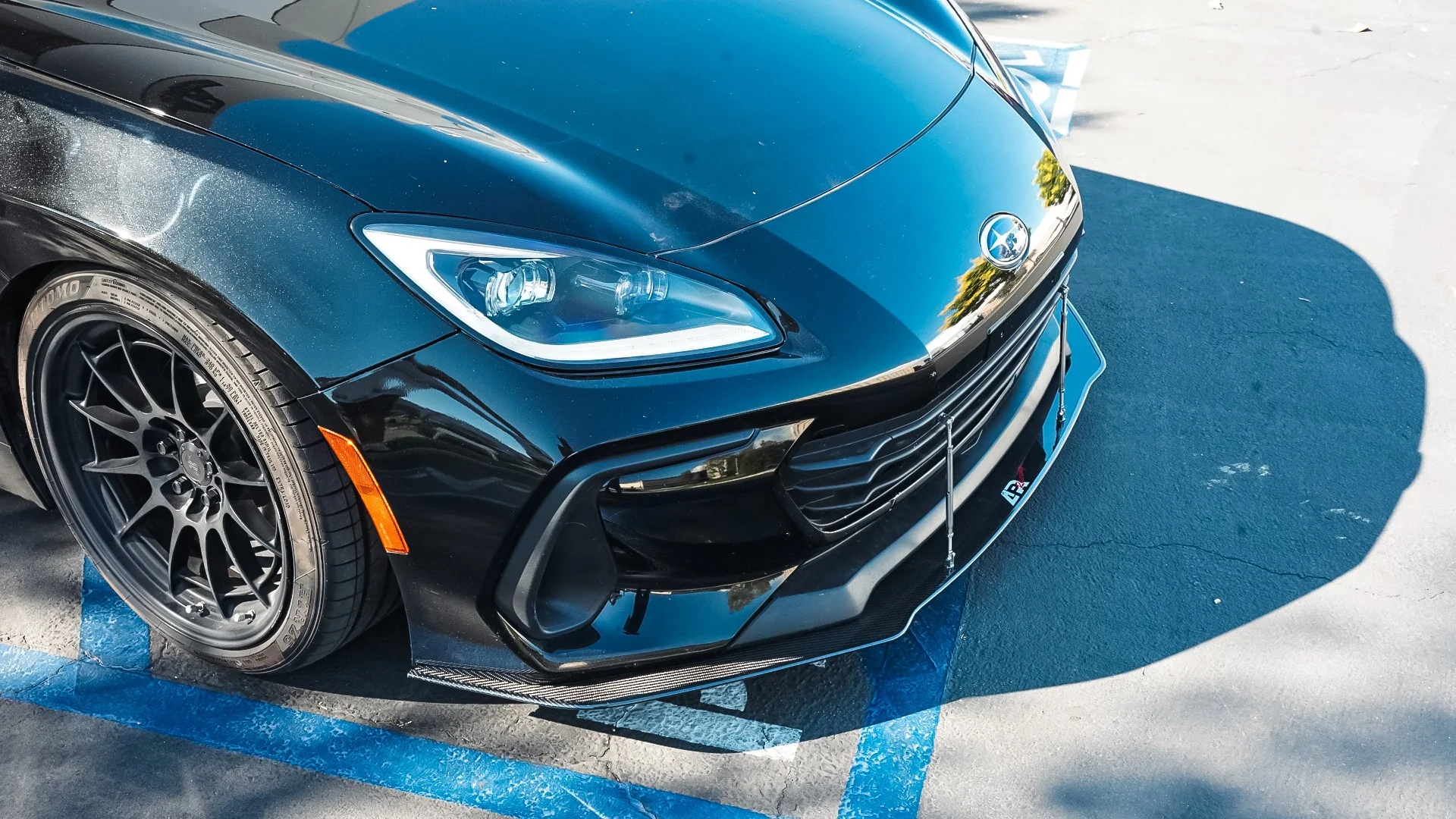 APR Carbon Wind Splitter with Rods – Subaru BRZ 2022+ - Chicane Australia