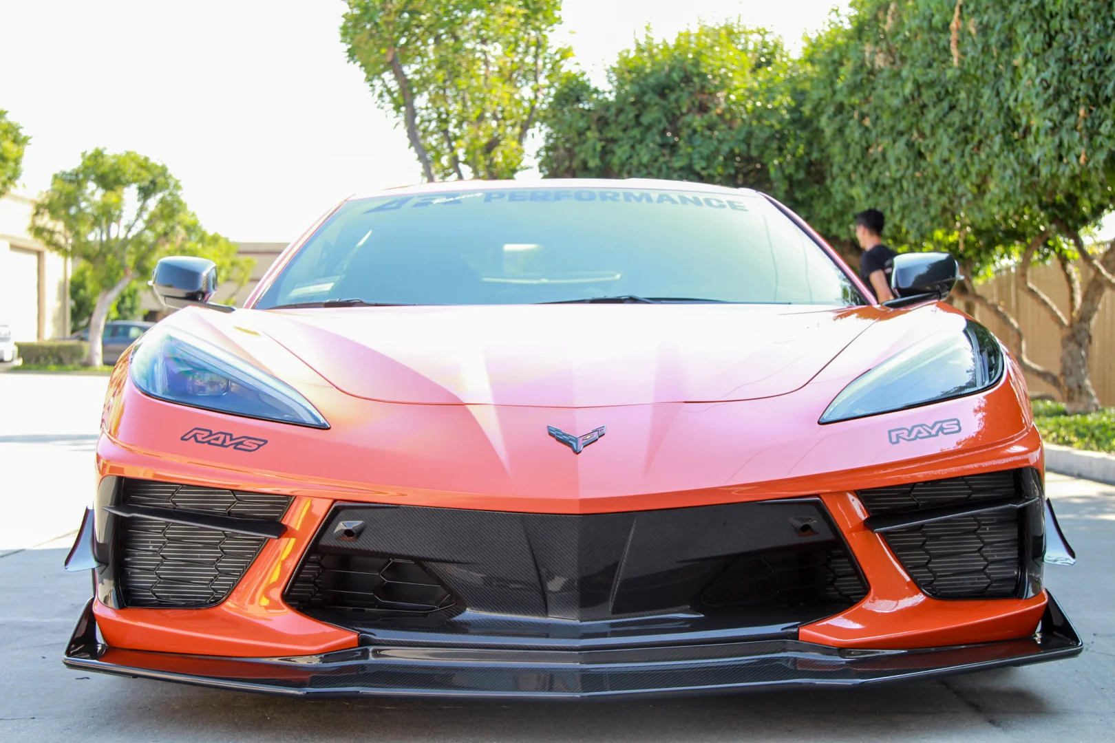 APR Carbon Front Bumper Center Bezels – Chevrolet Corvette C8 - Chicane Australia