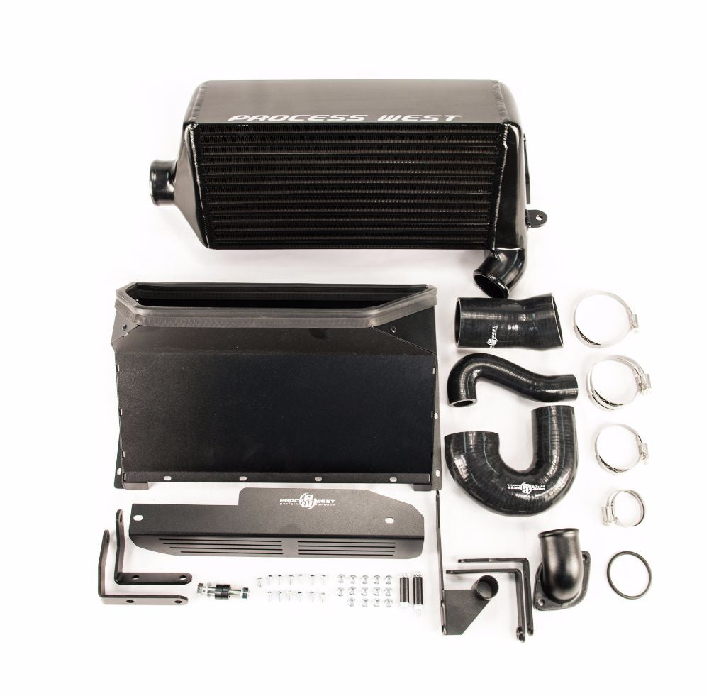 Process West Verticooler – Subaru Forester XT (08–12) – Black - Chicane Australia