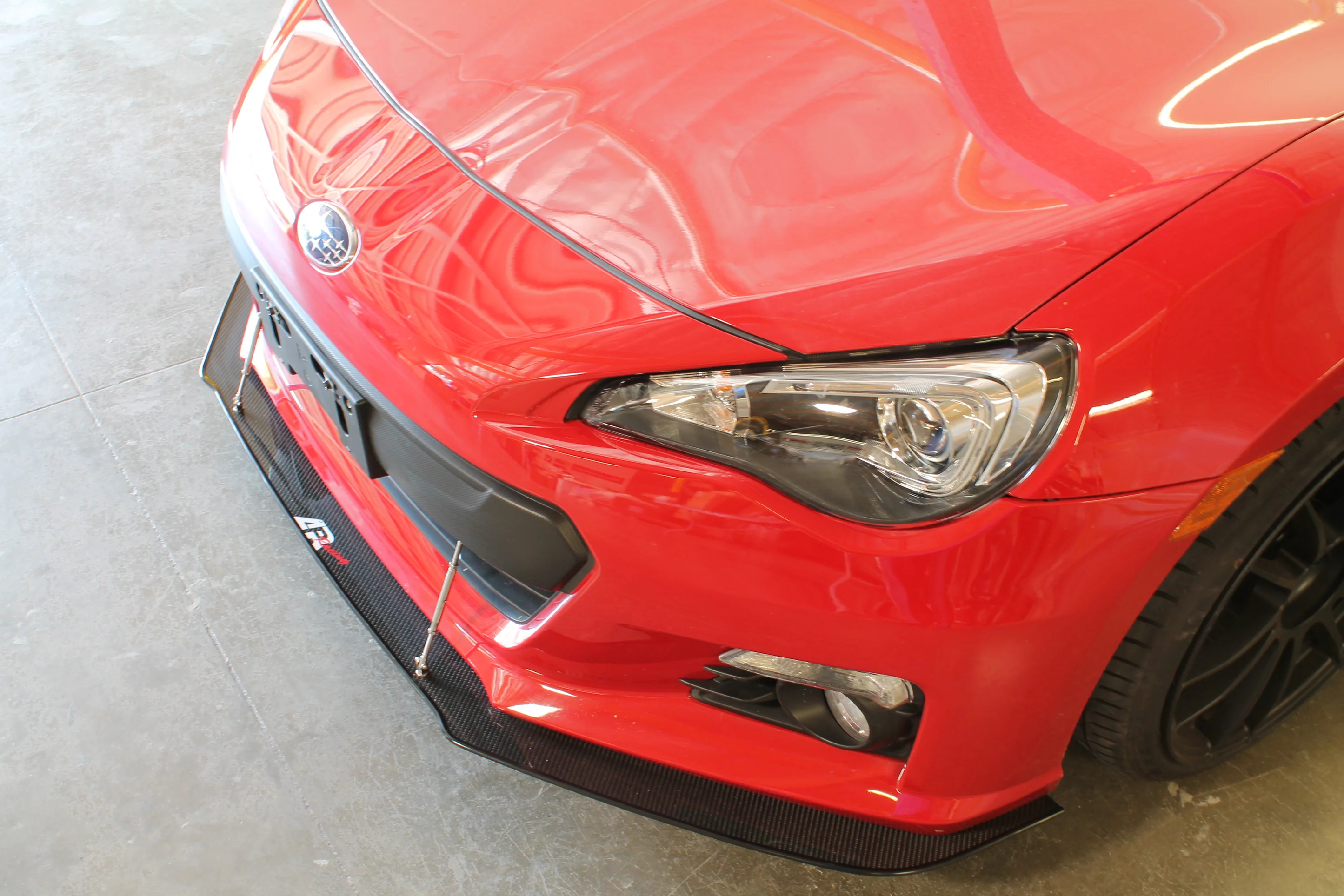 APR Carbon Wind Splitter w/ Rods – Subaru BRZ 2013–2016 - Chicane Australia