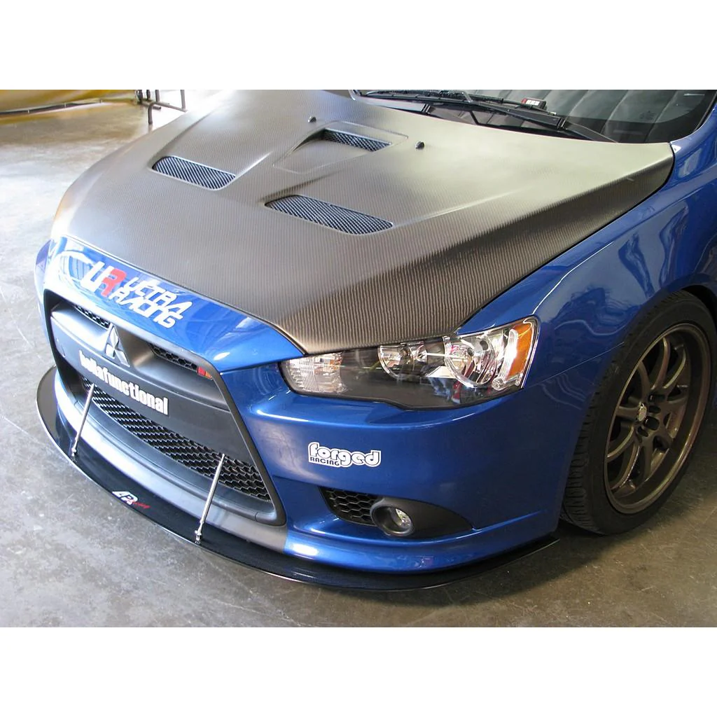APR Performance Carbon Fiber Front Wind Splitter – Mitsubishi Lancer Ralliart (2009+) - Chicane Australia