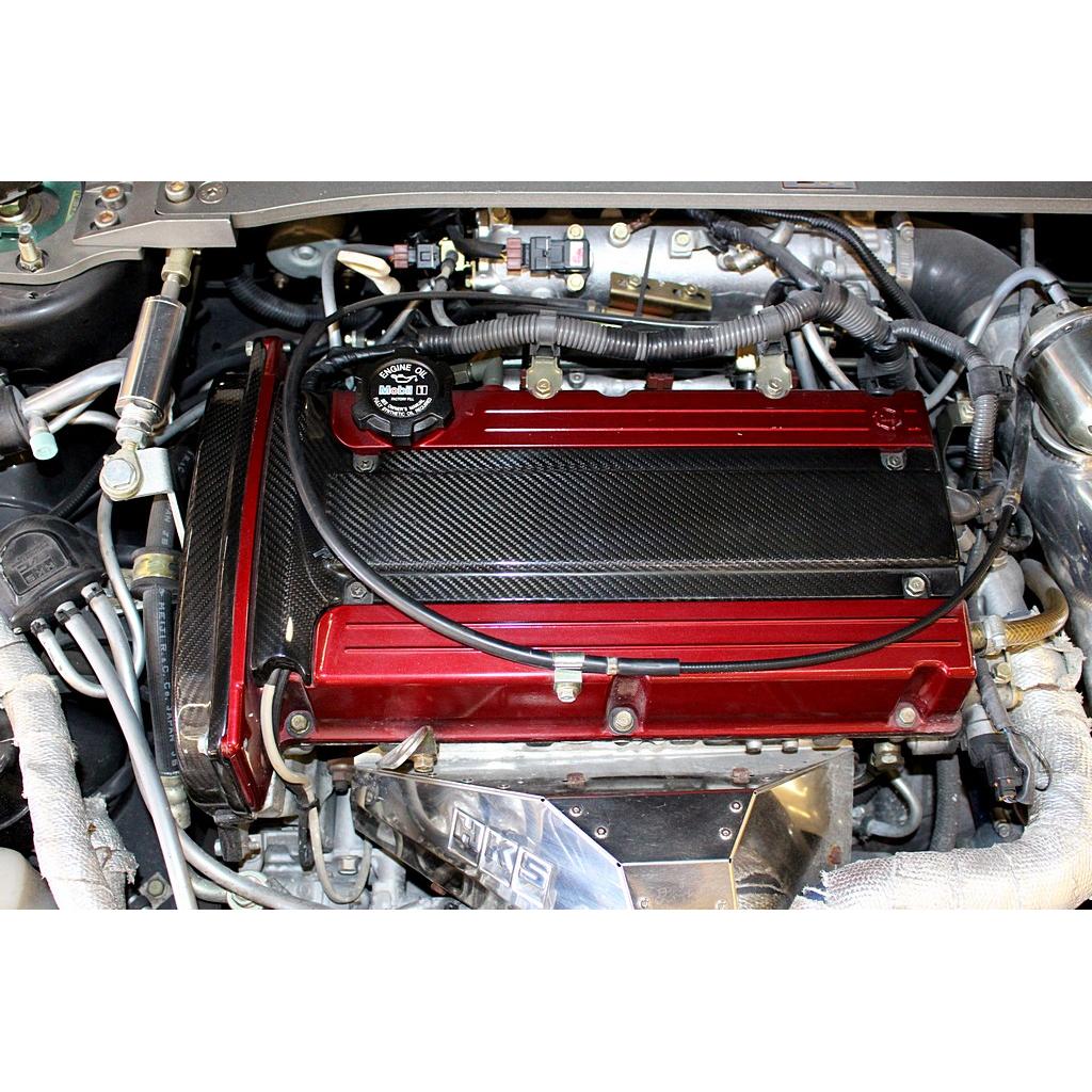 APR Performance Carbon Fiber Spark Plug Cover – Mitsubishi Evolution 8 / 9 (2003–2007) - Chicane Australia