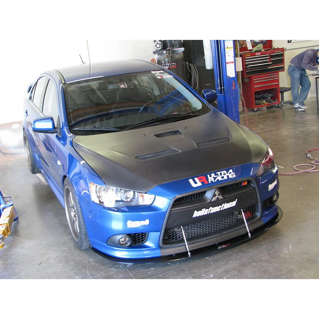 APR Performance Carbon Fiber Front Wind Splitter – Mitsubishi Lancer Ralliart (2009+) - Chicane Australia