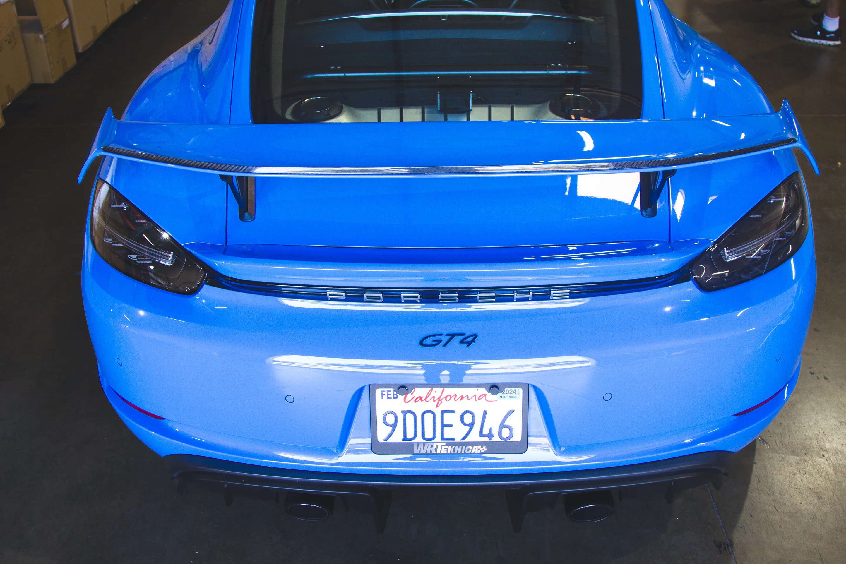 APR Performance Carbon Fiber Gurney Flap – Porsche 718 Cayman GT4 - Chicane Australia