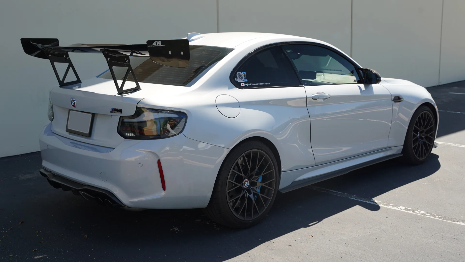 APR GTC-300 Adjustable Carbon Wing – BMW F87 M2 - Chicane Australia