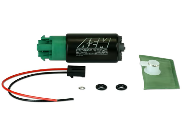 AEM 340LPH E85-Compatible High Flow In-Tank Fuel Pump – 65mm w/ Hooks - Chicane Australia