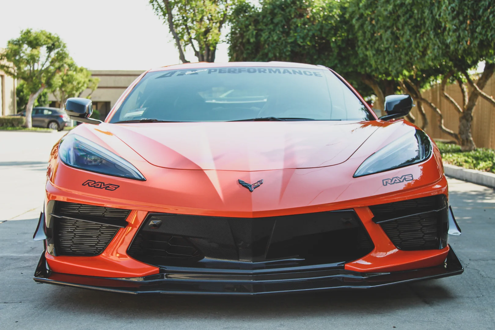 APR Carbon Front Bumper Center Bezels – Chevrolet Corvette C8 - Chicane Australia