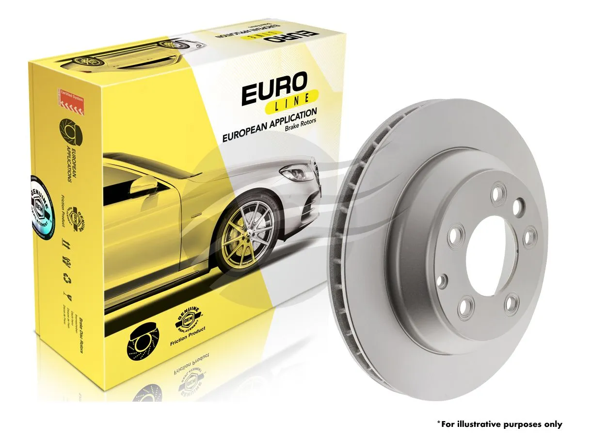 Bremtec Euro-Line Rear Rotors – Audi S3 8V / VW Golf R Mk7 / Golf GTI Mk8 - 310x22mm