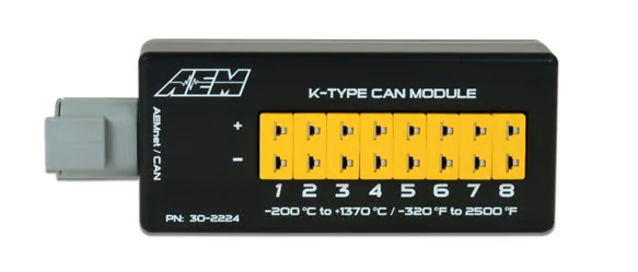 AEM 8 Channel CAN EGT Module – K-Type Sensors - Chicane Australia