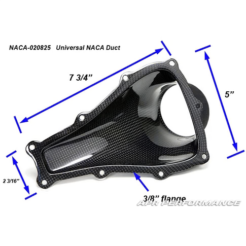 APR Carbon Fiber Universal Fitment Funnel NACA Ducts - Chicane Australia
